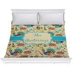 Old Fashioned Thanksgiving Comforter - King (Personalized)
