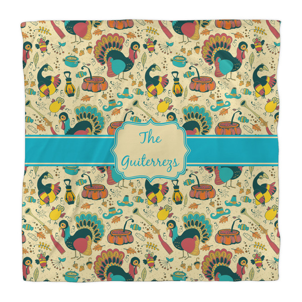 Old Fashioned Thanksgiving Comforter - Queen - Front