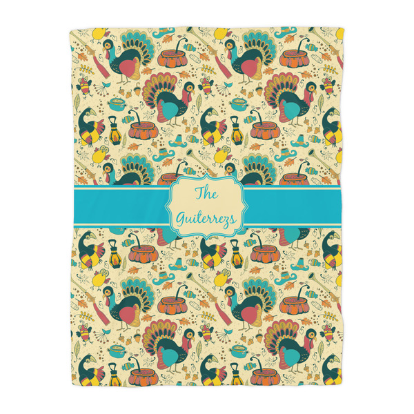 Old Fashioned Thanksgiving Comforter - Twin - Front