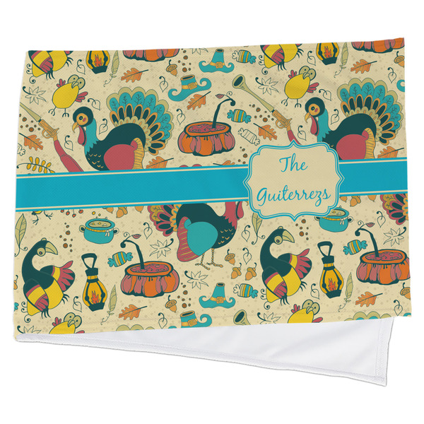 Custom Old Fashioned Thanksgiving Cooling Towel (Personalized)