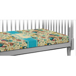 Old Fashioned Thanksgiving Crib Fitted Sheet w/ Name or Text