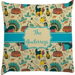Old Fashioned Thanksgiving Decorative Pillow Case (Personalized)