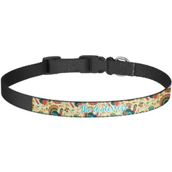 Old Fashioned Thanksgiving Dog Collar - Large (Personalized)