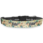 Old Fashioned Thanksgiving Deluxe Dog Collar - Large (13" to 21") (Personalized)