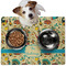 Old Fashioned Thanksgiving Dog Food Mat - Medium LIFESTYLE