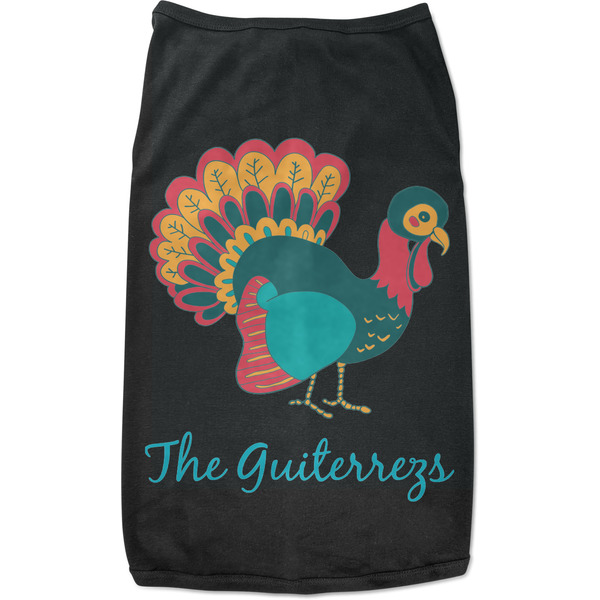 Custom Old Fashioned Thanksgiving Black Pet Shirt - S (Personalized)
