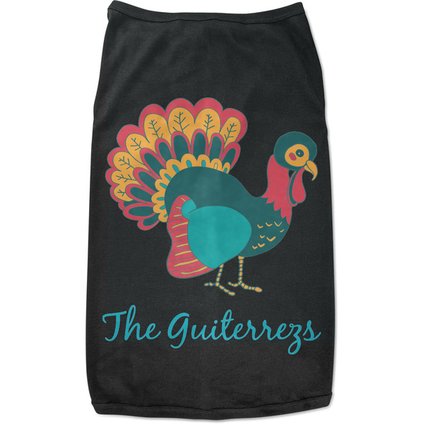 Custom Old Fashioned Thanksgiving Black Pet Shirt - M (Personalized)