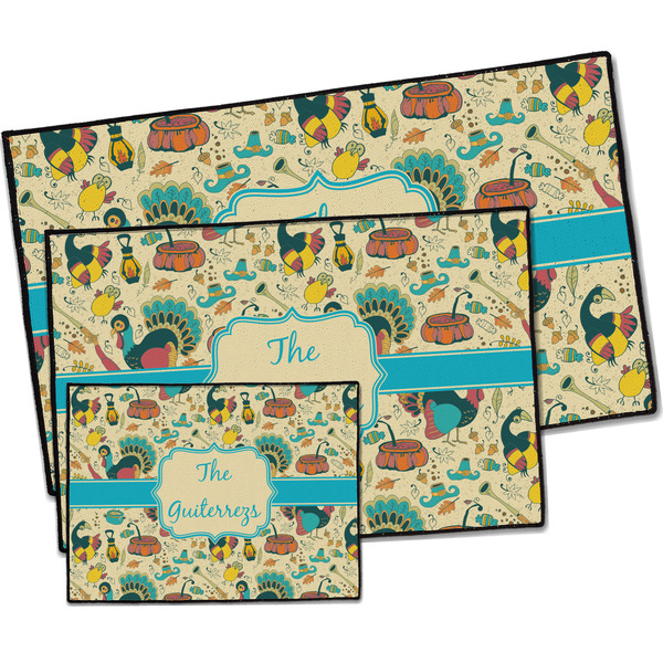 Old Fashioned Thanksgiving Door Mats - PARENT MAIN