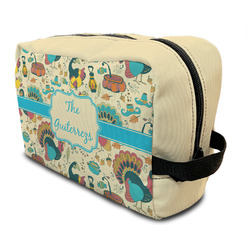Old Fashioned Thanksgiving Toiletry Bag / Dopp Kit (Personalized)