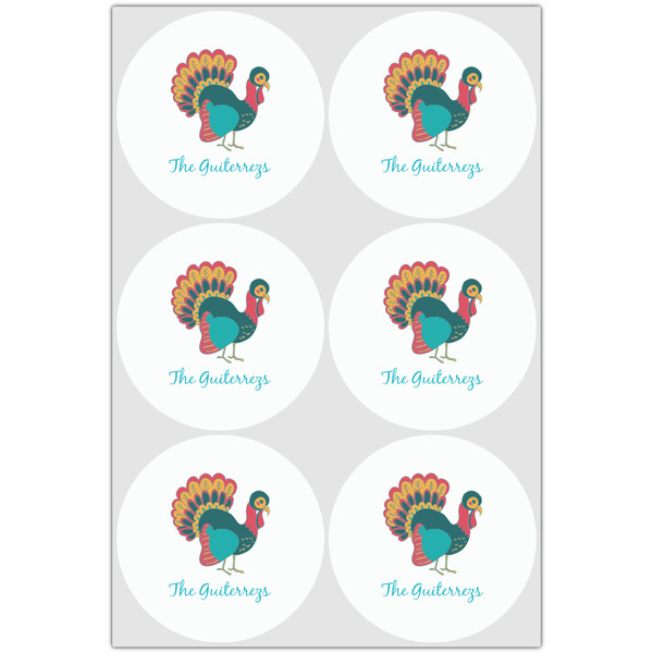 Old Fashioned Thanksgiving Drink Topper - Large - Set of 6