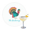Old Fashioned Thanksgiving Drink Topper - Large - Single with Drink