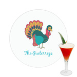 Old Fashioned Thanksgiving Printed Drink Topper -  2.5" (Personalized)