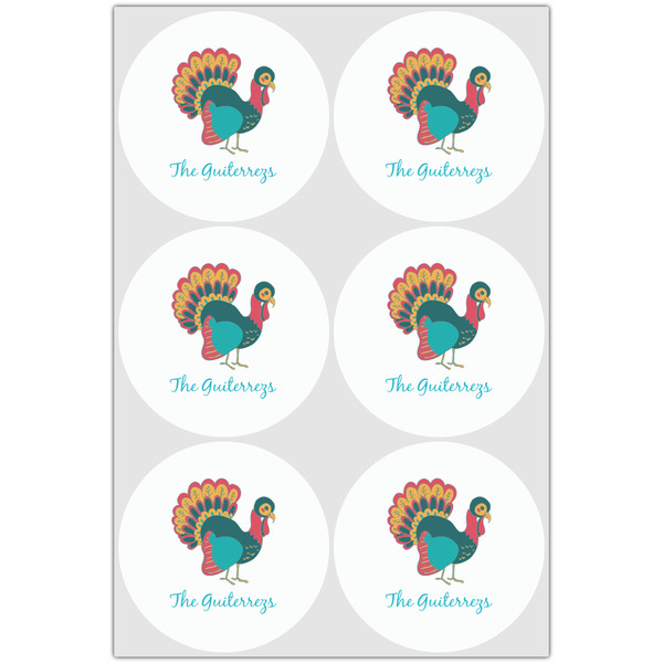 Old Fashioned Thanksgiving Drink Topper - XLarge - Set of 6