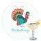 Old Fashioned Thanksgiving Drink Topper - XLarge - Single with Drink