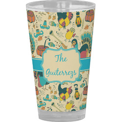 Old Fashioned Thanksgiving Pint Glass - Full Color (Personalized)