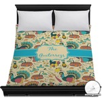 Old Fashioned Thanksgiving Duvet Cover - Full / Queen (Personalized)