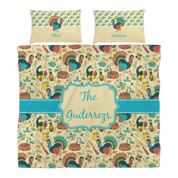 Old Fashioned Thanksgiving Duvet Cover Set - King - Alt Approval