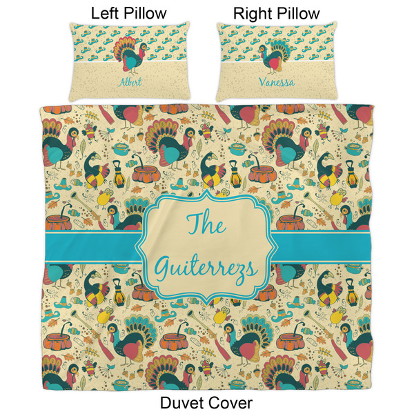 Old Fashioned Thanksgiving Duvet Cover Set - King - Approval