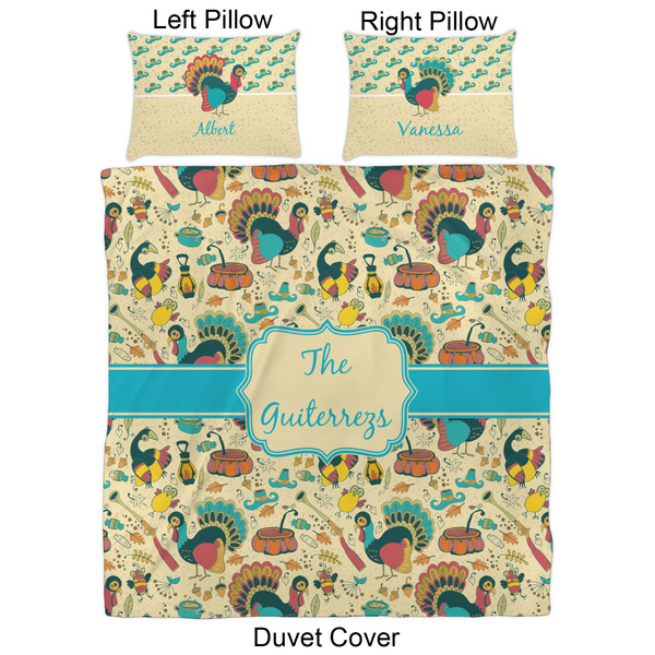 Old Fashioned Thanksgiving Duvet Cover Set - Queen - Approval