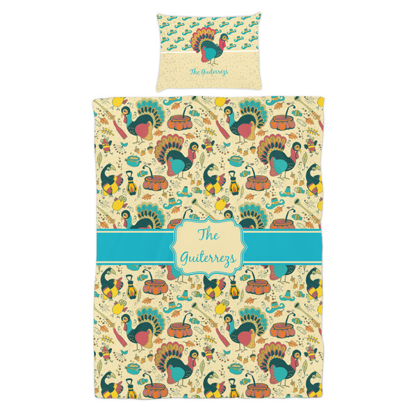 Old Fashioned Thanksgiving Duvet Cover Set - Twin - Alt Approval