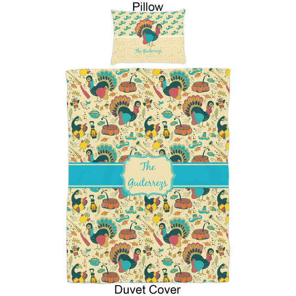 Old Fashioned Thanksgiving Duvet Cover Set - Twin - Approval