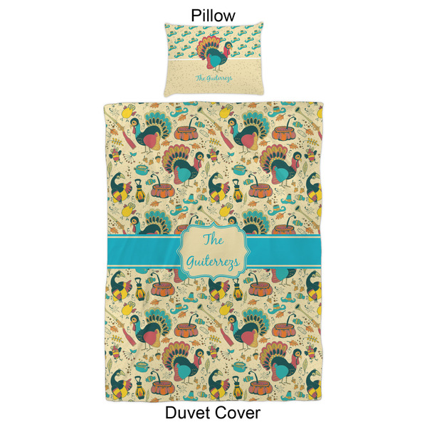 Old Fashioned Thanksgiving Duvet Cover Set - Twin XL - Approval