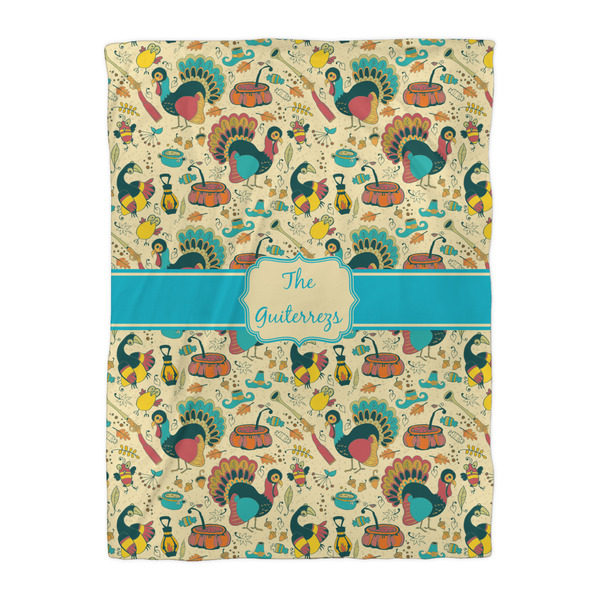 Old Fashioned Thanksgiving Duvet Cover - Twin XL - Front