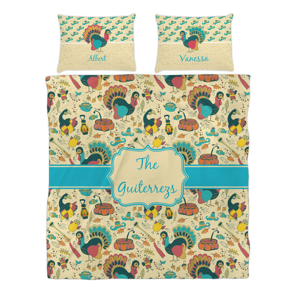 Old Fashioned Thanksgiving Duvet cover Set - Queen - Alt Approval