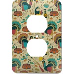 Old Fashioned Thanksgiving Electric Outlet Plate