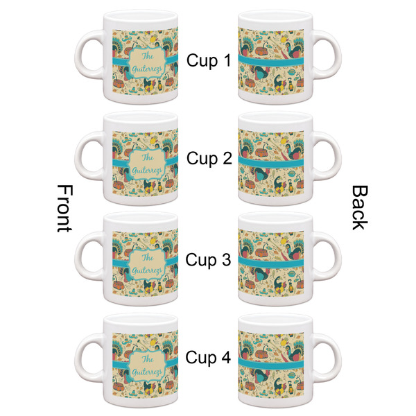 Old Fashioned Thanksgiving Espresso Cup Set of 4 - Apvl