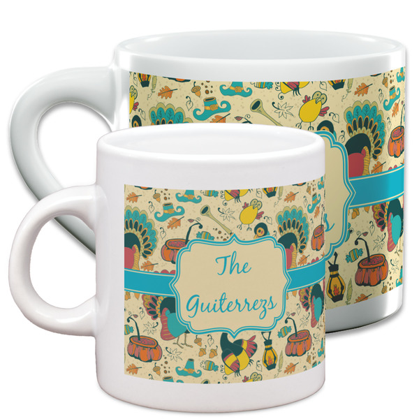 Old Fashioned Thanksgiving Espresso Mugs - Main Parent