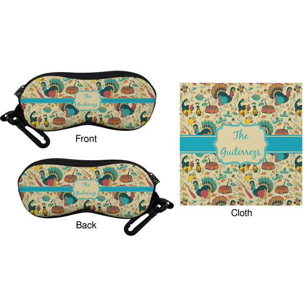 Old Fashioned Thanksgiving Eyeglass Case & Cloth (Approval)