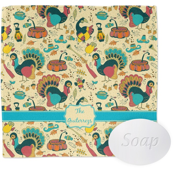 Custom Old Fashioned Thanksgiving Washcloth (Personalized)