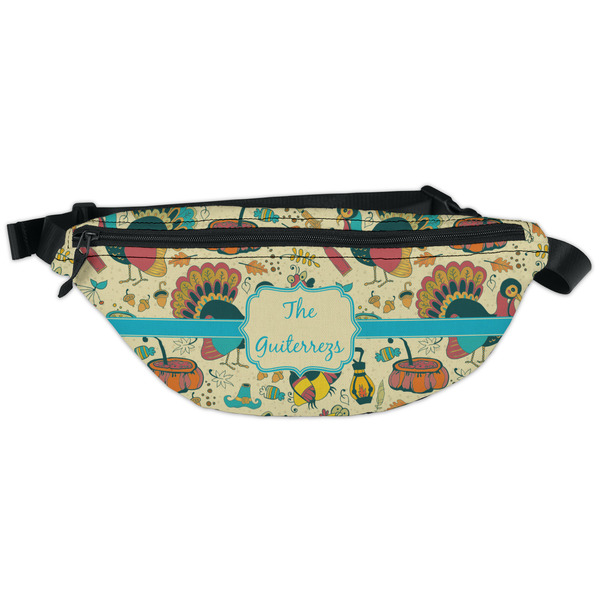 Custom Old Fashioned Thanksgiving Fanny Pack - Classic Style (Personalized)