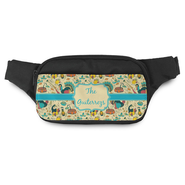 Custom Old Fashioned Thanksgiving Fanny Pack - Modern Style (Personalized)