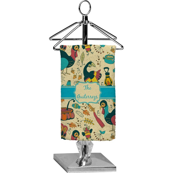 Custom Old Fashioned Thanksgiving Finger Tip Towel - Full Print (Personalized)