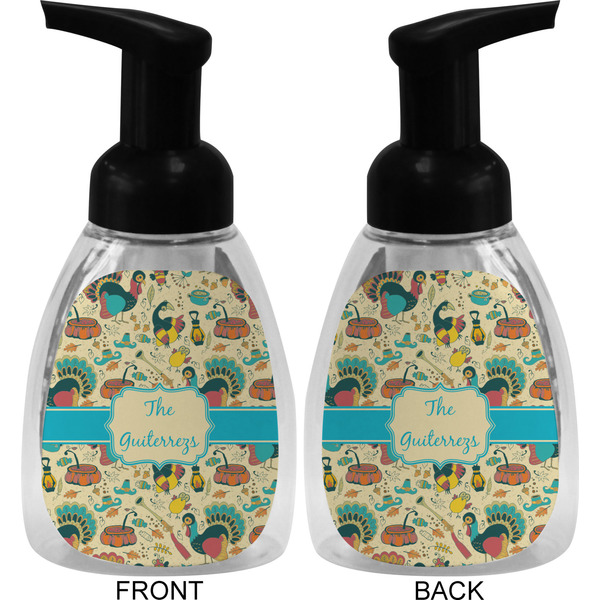 Old Fashioned Thanksgiving Foam Soap Bottle (Front & Back)