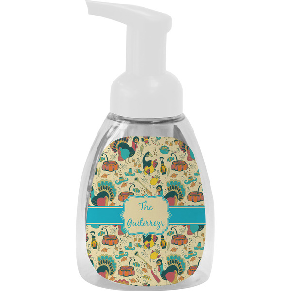 Custom Old Fashioned Thanksgiving Foam Soap Bottle (Personalized)