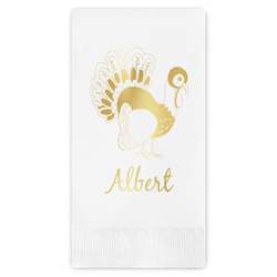 Old Fashioned Thanksgiving Guest Napkins - Foil Stamped (Personalized)