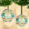 Old Fashioned Thanksgiving Frosted Glass Ornament - MAIN PARENT