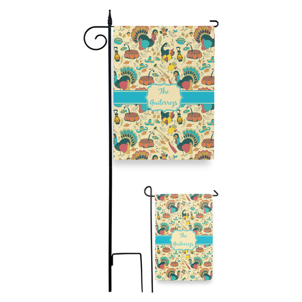 Old Fashioned Thanksgiving Garden Flag - PARENT/MAIN