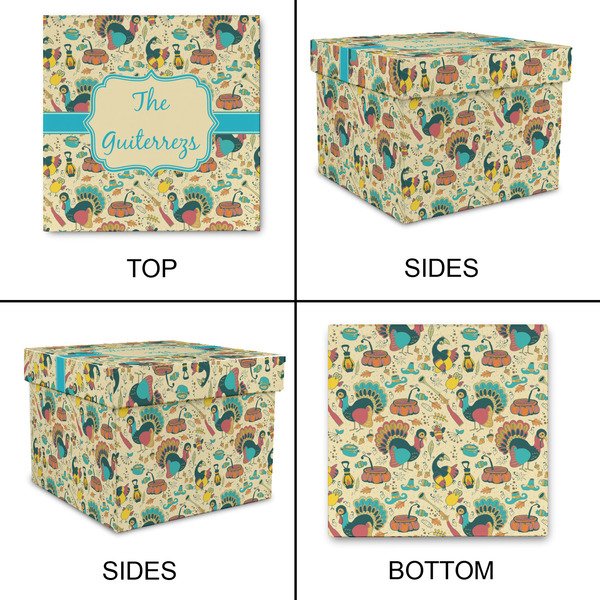 Old Fashioned Thanksgiving Gift Boxes with Lid - Canvas Wrapped - XX-Large - Approval