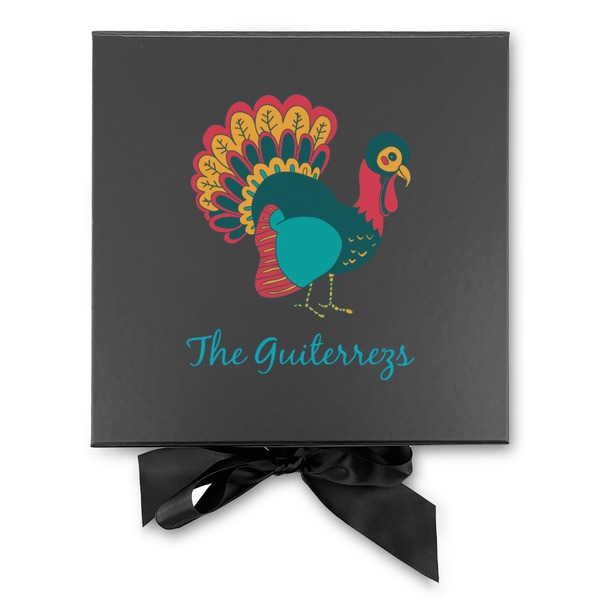 Old Fashioned Thanksgiving Gift Boxes with Magnetic Lid - Black - Approval