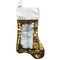 Old Fashioned Thanksgiving Reversible Sequin Stocking - Gold (Personalized)