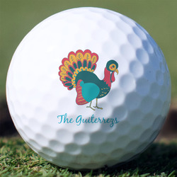 Old Fashioned Thanksgiving Golf Balls - Titleist Pro V1 - Set of 12 (Personalized)