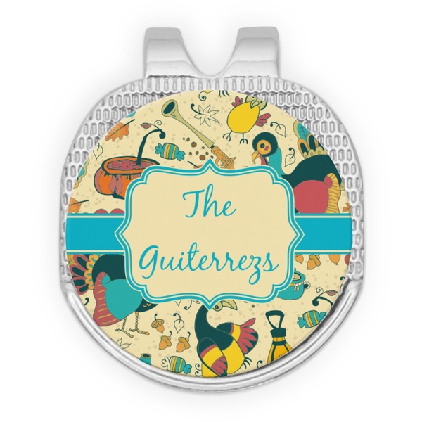 Old Fashioned Thanksgiving Golf Ball Hat Marker Hat Clip