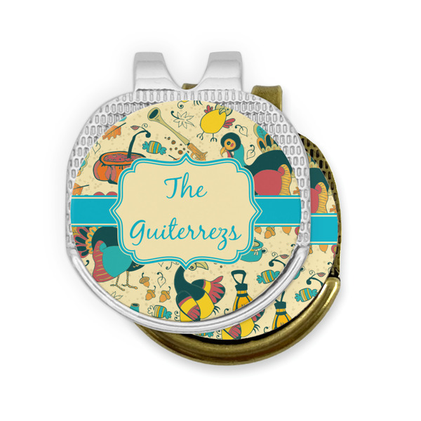 Old Fashioned Thanksgiving Golf Ball Marker Hat Clip - PARENT/MAIN