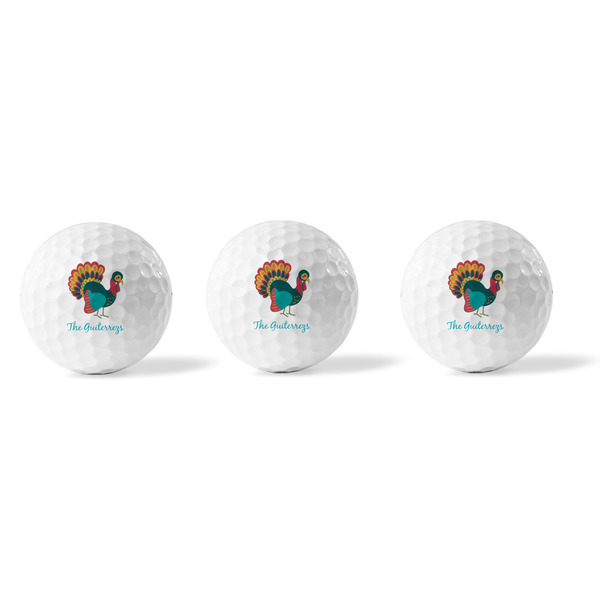 Old Fashioned Thanksgiving Golf Balls - Generic - Set of 3 - APPROVAL