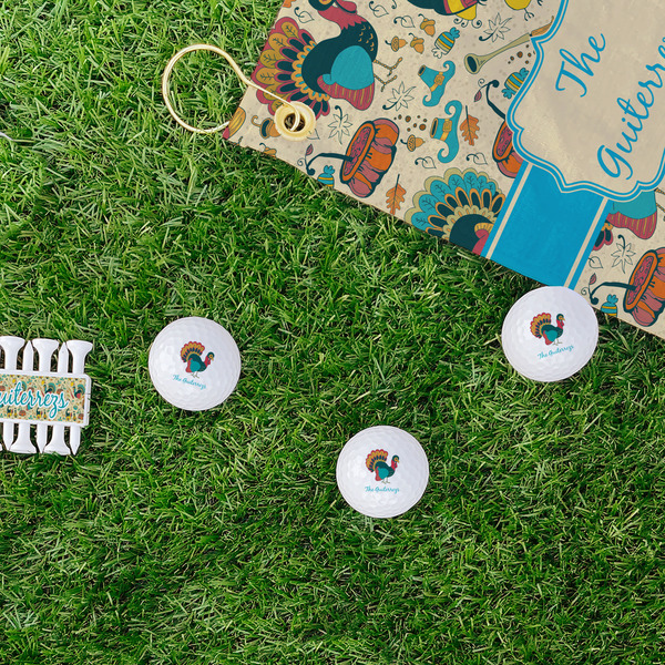 Old Fashioned Thanksgiving Golf Balls - Generic - Set of 3 - LIFESTYLE