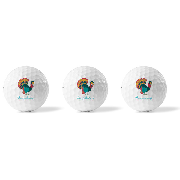Old Fashioned Thanksgiving Golf Balls - Titleist - Set of 3 - APPROVAL